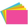 Top Notch Teacher Products Index Cards Blank 4" x 6", Brite Assorted, 100 Per Pack, PK6 361